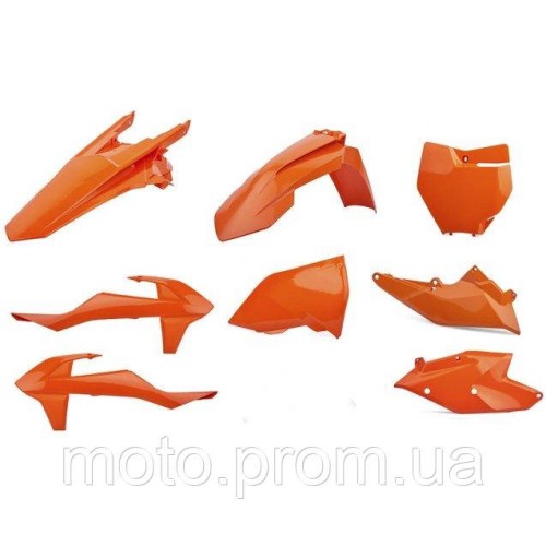 Пластик Polisport MX kit - KTM (16-) [Flo Orange] KTM