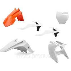Пластик Polisport MX kit - KTM 65 (16-) [Orange/White] KTM Mini
