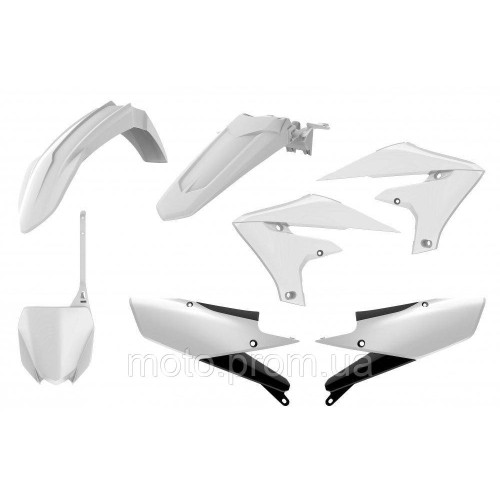 Пластик Polisport MX kit - Yamaha (19-) [White/Black] Yamaha