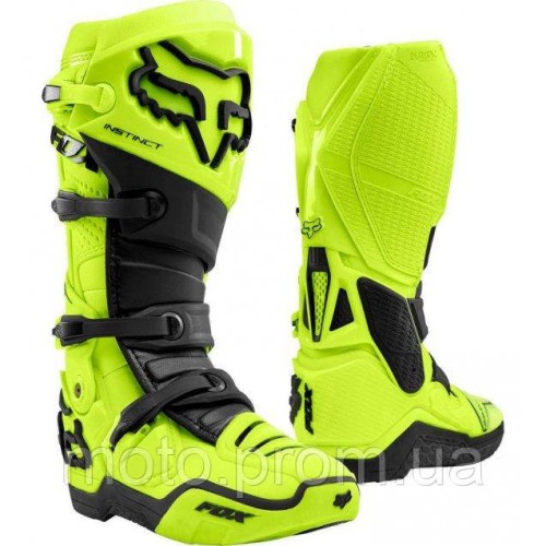 Мотоботи FOX Instinct Boot [Flo Yellow] 12