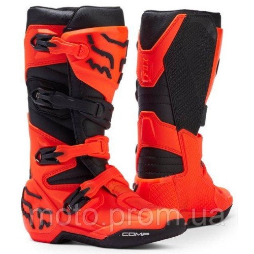 Мотоботи FOX Comp Youth Boot [Flo Orange] 2