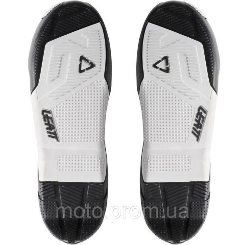 LEATT Sole GPX 4.5 / 5.5 Boots Pair [White/Black] 8.5
