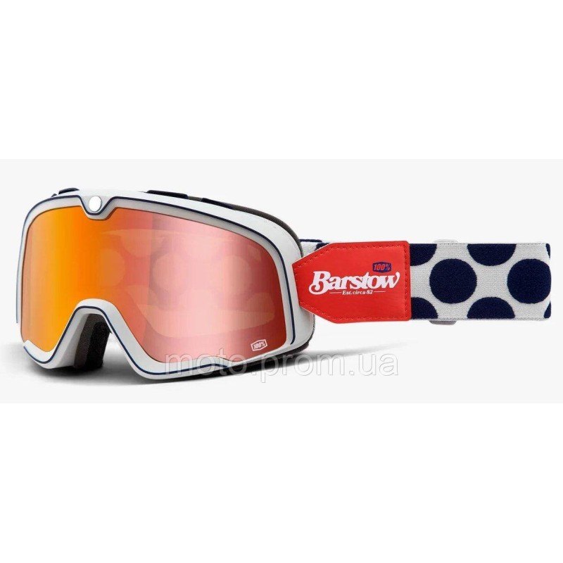 Окуляри 100% BARSTOW Goggle Hayworth - Flush Red Lens Mirror Lens