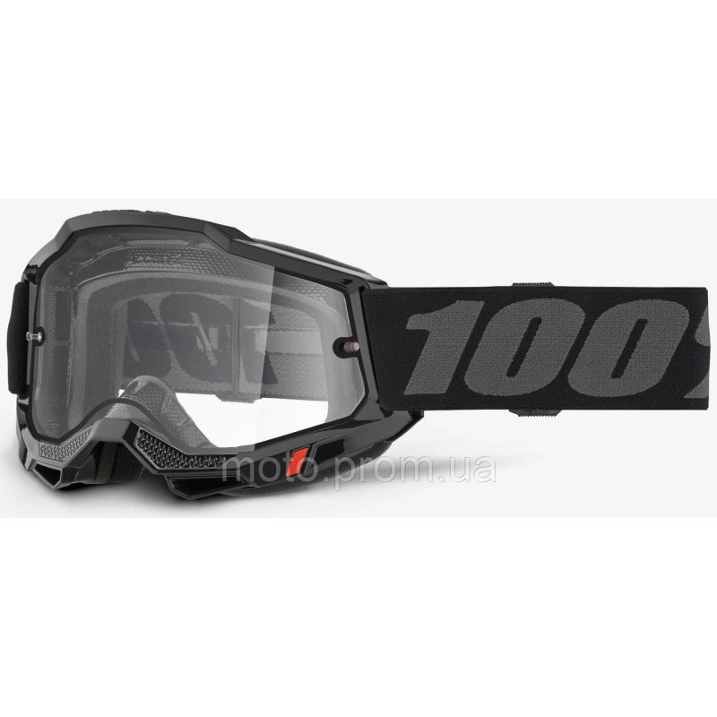 Окуляри 100% ACCURI 2 Enduro Goggle Black - Clear Dual Lens Dual Clear Lens