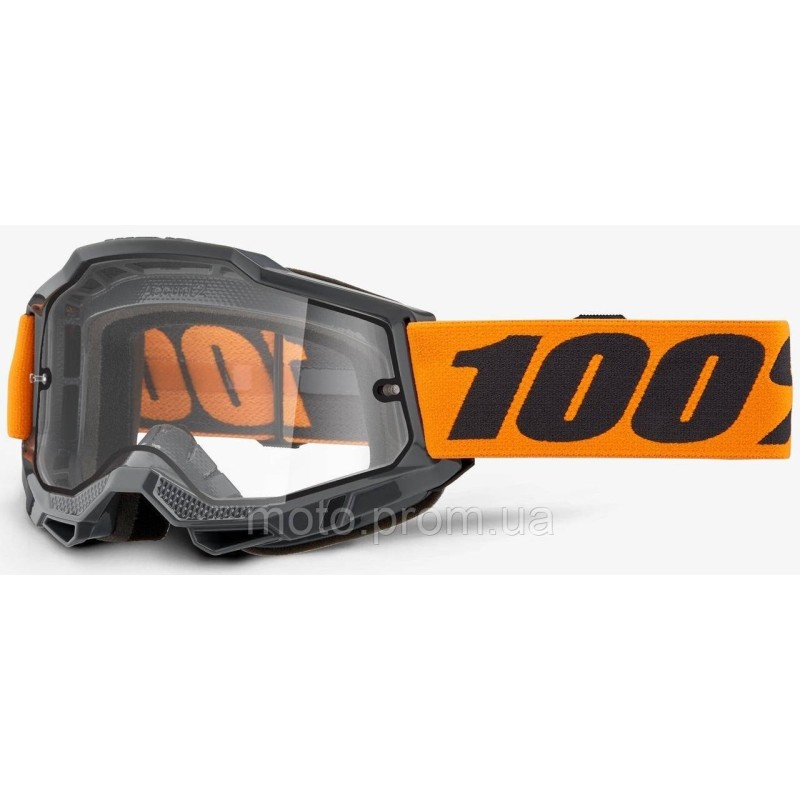 Окуляри 100% ACCURI 2 Enduro Goggle Orange - Clear Dual Lens Dual Clear Lens