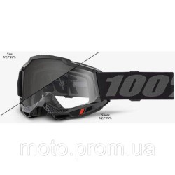 Окуляри 100% ACCURI 2 WOODS Goggle Black - Photochromic Lens Photochromic Lens