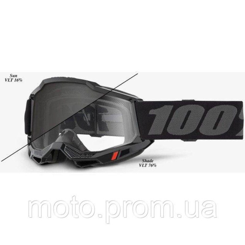 Окуляри 100% ACCURI 2 WOODS Goggle Black - Photochromic Lens Photochromic Lens
