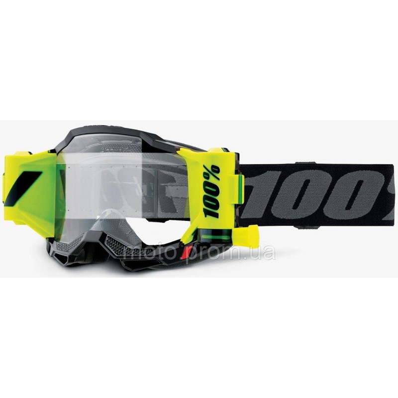 Окуляри 100% ACCURI 2 FORECAST Goggle Black - Clear Lens Roll-Off
