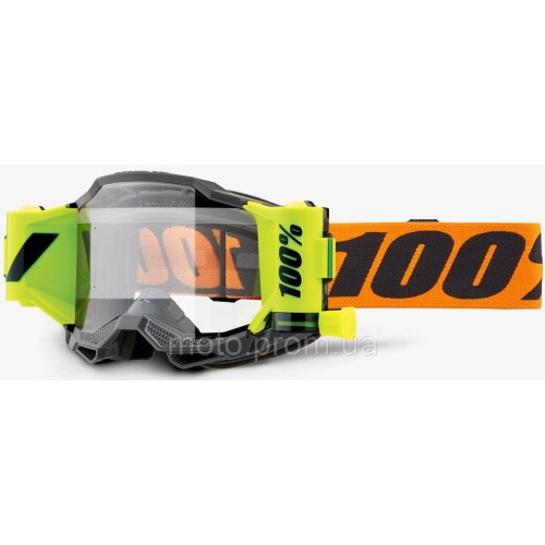 Окуляри 100% ACCURI 2 FORECAST Goggle Orange - Clear Lens Roll-Off