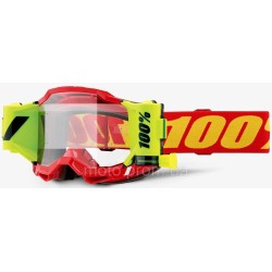 Окуляри 100% ACCURI 2 FORECAST Goggle Red - Clear Lens Roll-Off