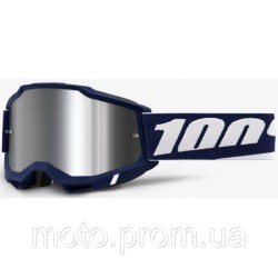 Окуляри 100% ACCURI 2 Goggle Mifflin - Mirror Silver Lens Mirror Lens