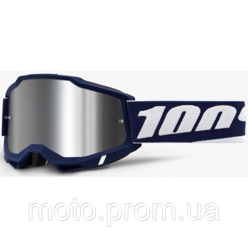 Окуляри 100% ACCURI 2 Goggle Mifflin - Mirror Silver Lens Mirror Lens