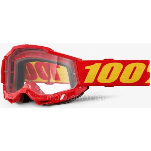 Окуляри 100% ACCURI 2 Goggle Red - Clear Lens Clear Lens
