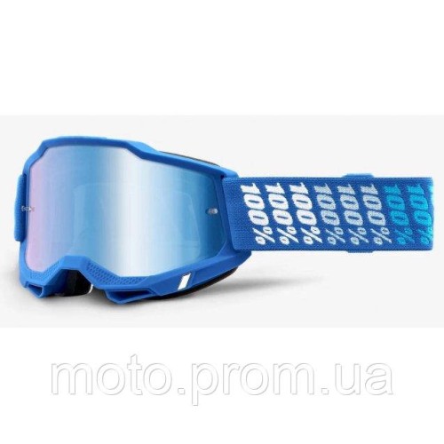 Окуляри 100% ACCURI 2 Goggle Yarger - Mirror Blue Lens Mirror Lens