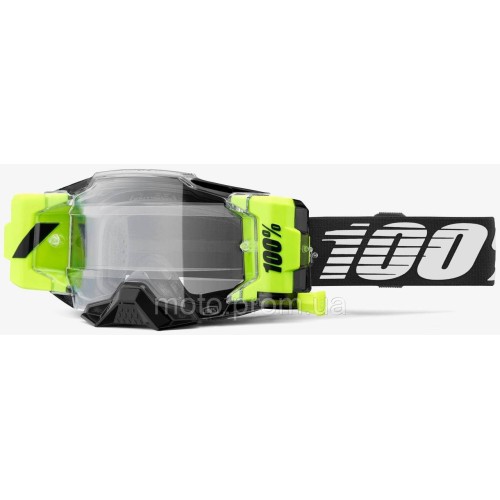 Окуляри 100% ARMEGA FORECAST Goggle Black - Clear Lens Roll-Off