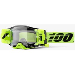 Окуляри 100% ARMEGA FORECAST Goggle Neon Yellow — Clear Lens Roll-Off
