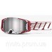 Окуляри 100% ARMEGA Goggle Oversized Deep Red - Flash Silver Lens Mirror Lens