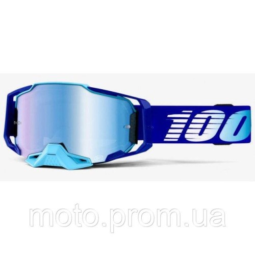 Окуляри 100% ARMEGA Goggle Royal - Mirror Blue Lens Mirror Lens
