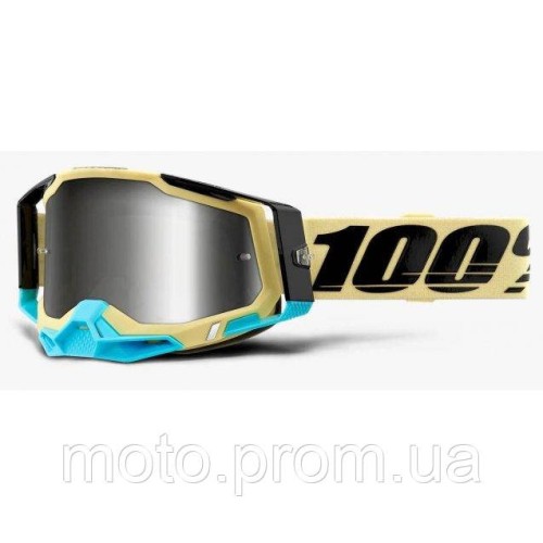 Окуляри 100% RACECRAFT 2 Goggle Airblast - Mirror Silver Lens Mirror Lens