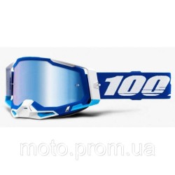 Окуляри 100% RACECRAFT 2 Goggle Blue - Mirror Blue Lens Mirror Lens Окуляри 100% RACECRAFT 2 Goggle Blue - Mirror Blue Lens Mirror Lens