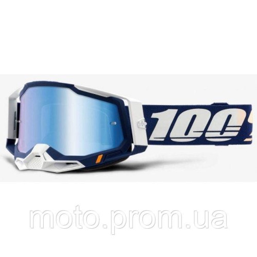 Окуляри 100% RACECRAFT 2 Goggle Concordia - Mirror Blue Lens Mirror Lens