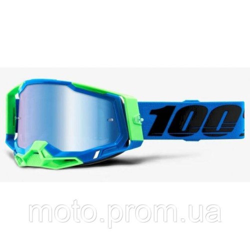 Окуляри 100% RACECRAFT 2 Goggle Fremont - Mirror Blue Lens Mirror Lens