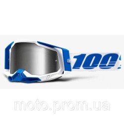 Окуляри 100% RACECRAFT 2 Goggle Isola - Flash Silver Lens Mirror Lens