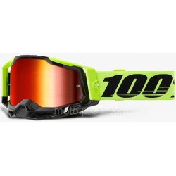 Окуляри 100% RACECRAFT 2 Goggle Neon Yellow - Mirror Red Lens Mirror Lens Окуляри 100% RACECRAFT 2 Goggle Neon Yellow - Mirror Red Lens Mirror Lens