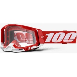 Окуляри 100% RACECRAFT 2 Goggle Red - Clear Lens Clear Lens Окуляри 100% RACECRAFT 2 Goggle Red - Clear Lens Clear Lens