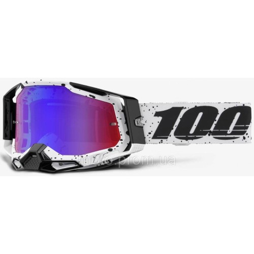 Окуляри 100% RACECRAFT 2 Goggle Trinity - Mirror Blue Lens Mirror Lens