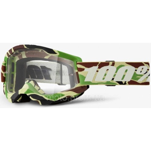 Окуляри 100% STRATA 2 Goggle War Camo - Clear Lens Clear Lens