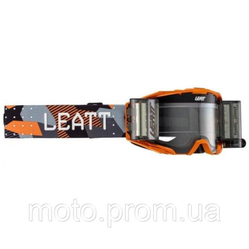 Окуляри LEATT Goggle Velocity 6.5 Roll-Off - Clear [Orange] Roll-Off