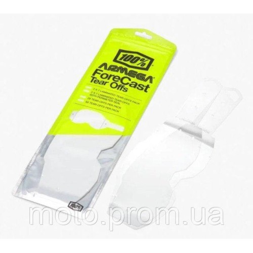 Зривки Ride 100% Tear-Offs ARMEGA Forecast - 20 pack No Size