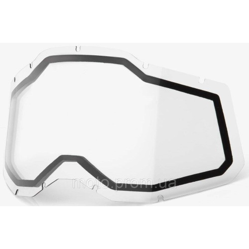 Лінза 100% RC/AC/ST Dual Lens - Clear Dual Clear Lens