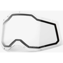 Лінза 100% RC2/AC2/ST2 Dual Lens - Clear Dual Clear Lens Лінза 100% RC2/AC2/ST2 Dual Lens - Clear Dual Clear Lens
