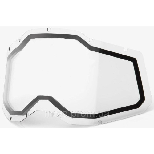 Лінза 100% RC2/AC2/ST2 Dual Lens - Clear Dual Clear Lens