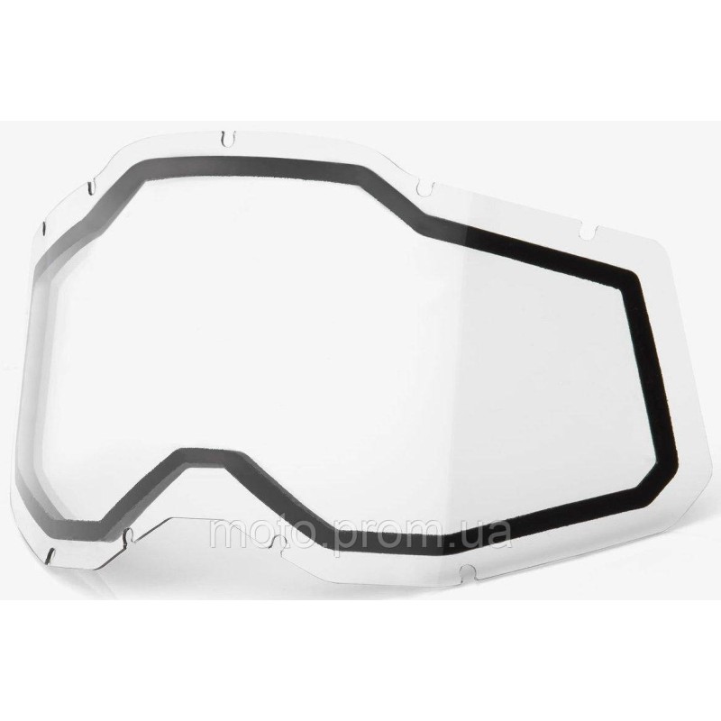 Лінза 100% RC2/AC2/ST2 Dual Lens - Clear Dual Clear Lens
