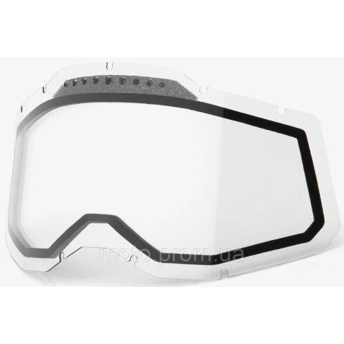 Лінза 100% RC2/AC2/ST2 Dual Vented Lens - Clear Dual Clear Lens