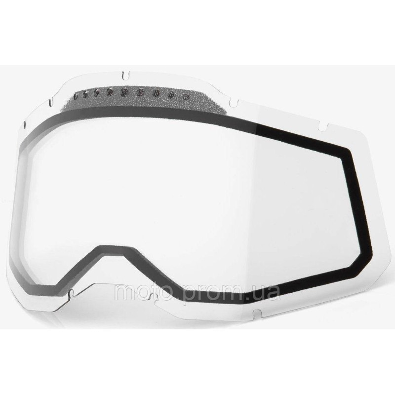 Лінза 100% RC2/AC2/ST2 Dual Vented Lens - Clear Dual Clear Lens