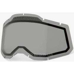 Лінза 100% RC2/AC2/ST2 Dual Vented Lens - Smoke Dual Colored Lens Лінза 100% RC2/AC2/ST2 Dual Vented Lens - Smoke Dual Colored Lens
