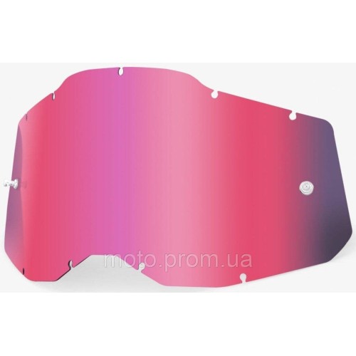 Лінза 100% RC2/AC2/ST2 Replacement Lens - Mirror Pink Mirror Lens