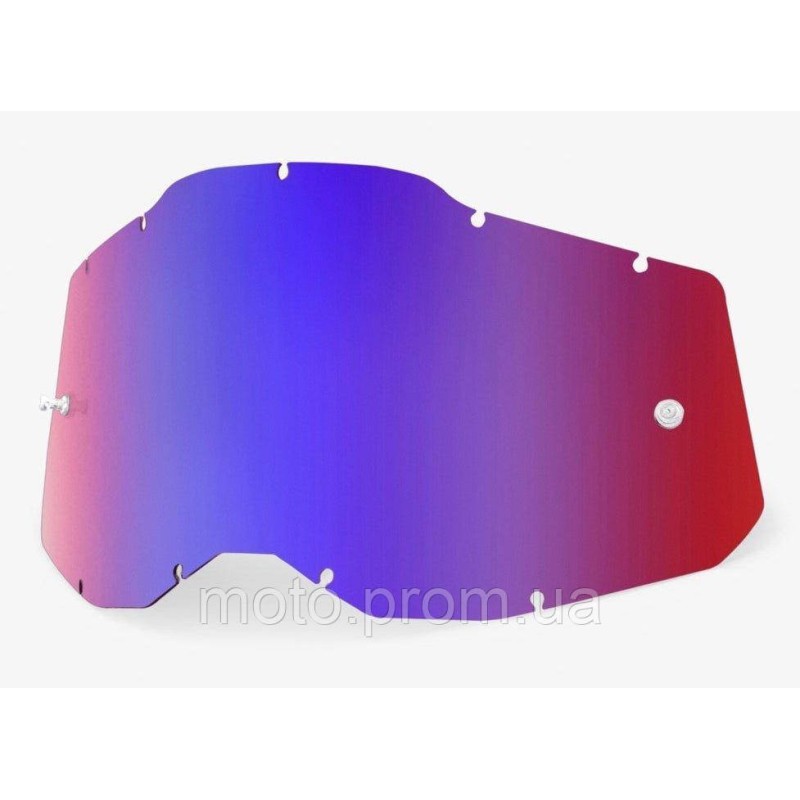 Лінза 100% RC2/AC2/ST2 Replacement Lens - Mirror Red/Blue Mirror Lens