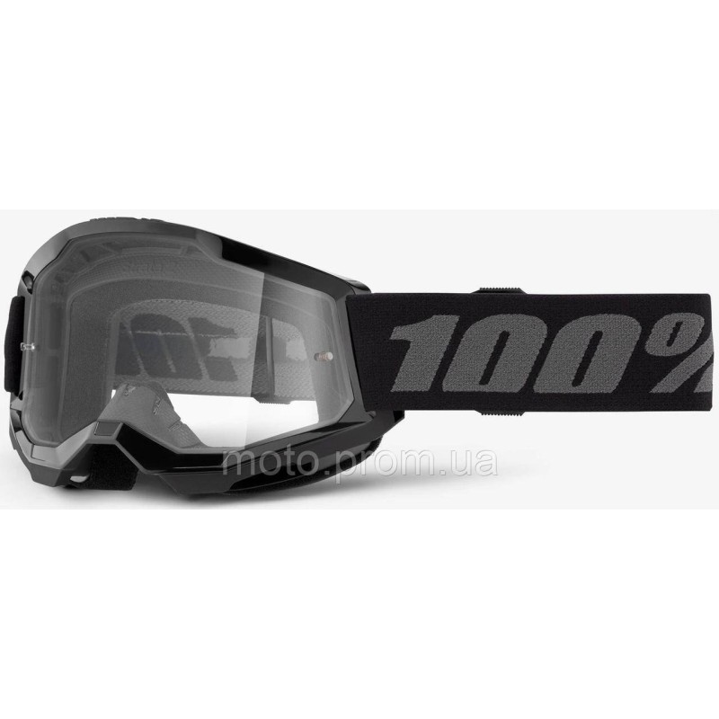 Дитячі окуляри 100% STRATA 2 Youth Goggle Black - Clear Lens Clear Lens