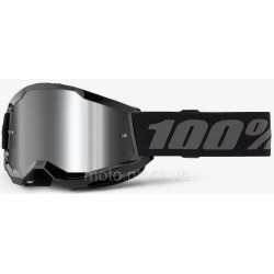 Дитячі окуляри 100% STRATA 2 Youth Goggle Black - Mirror Silver Lens Mirror Lens Дитячі окуляри 100% STRATA 2 Youth Goggle Black - Mirror Silver Lens Mirror Lens
