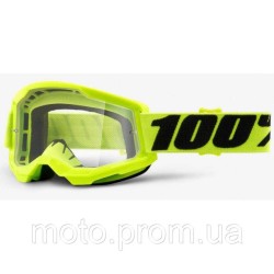 Дитячі окуляри 100% STRATA 2 Youth Goggle Fluo Yellow - Clear Lens Clear Lens