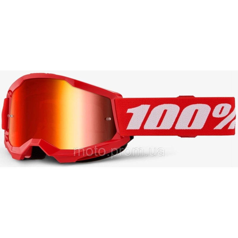 Дитячі окуляри 100% STRATA 2 Youth Goggle Red - Mirror Red Lens Mirror Lens