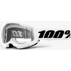 Дитячі окуляри 100% STRATA 2 Youth Goggle White - Clear Lens Clear Lens Дитячі окуляри 100% STRATA 2 Youth Goggle White - Clear Lens Clear Lens
