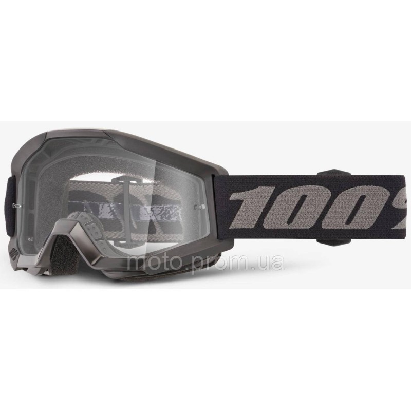 Дитячі окуляри 100% STRATA MINI Goggle Black - Clear Lens Clear Lens