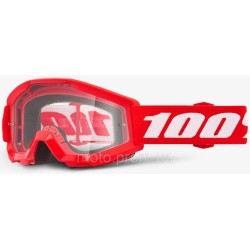 Дитячі окуляри 100% STRATA MINI Goggle Red - Clear Lens Clear Lens