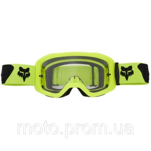 Дитячі окуляри FOX YTH MAIN II CORE GOGGLE [Flo Yellow] Clear Lens